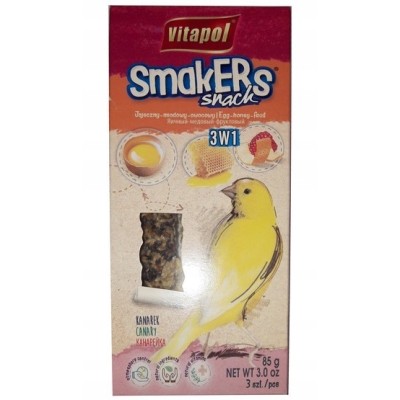 VITAPOL Smakers 3szt dla kanarka mix