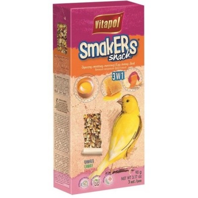 VITAPOL Smakers 3szt dla kanarka mix