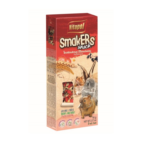 VITAPOL Smakers dla gryzoni truskawkowy