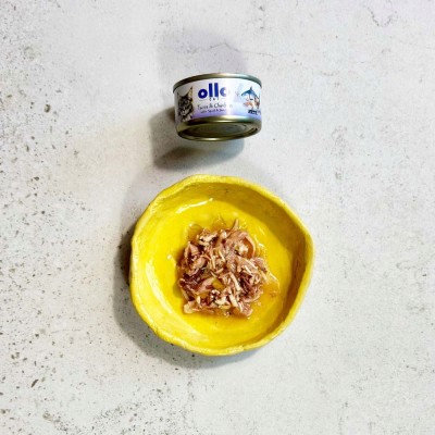 OLLO CAT nr 4 kurczak-kalmar puszka 70g SKŁAD KARMY