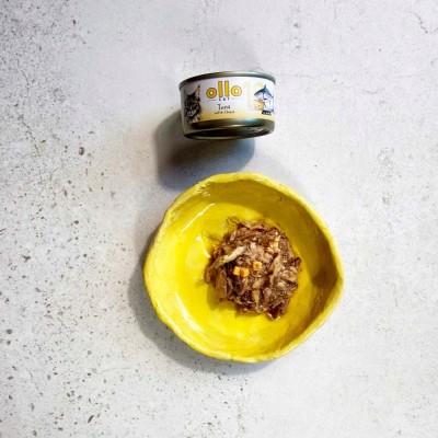 OLLO CAT nr 10 tuńczyk-ser puszka 70g SKŁAD KARMY