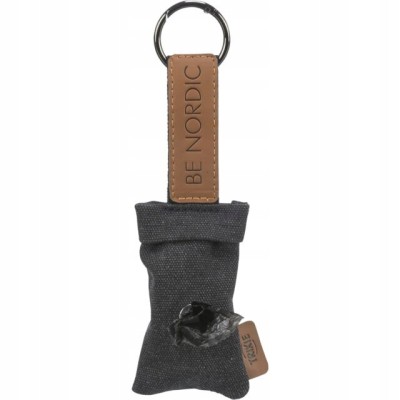 Pojemnik na woreczki skóra/czarny TRIXIE