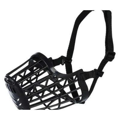 Kaganiec plastikowy dla psa czarny S /dł pyska. 18cm sze.5cm TRIXIE