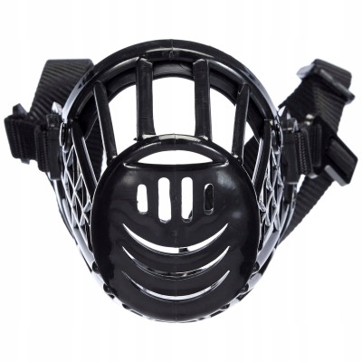 Kaganiec plastikowy dla psa czarny M /dł pyska. 23,5cm sze.6,6cm TRIXIE