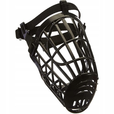 Kaganiec plastikowy dla psa czarny L /dł pyska.32cm sze.8cm TRIXIE