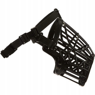 Kaganiec plastikowy dla psa czarny L /dł pyska.32cm sze.8cm TRIXIE