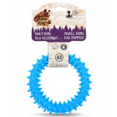 Mały ring XS dla szczeniąt niebieski 9,5cm BARRY KING