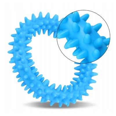 Mały ring XS dla szczeniąt niebieski 9,5cm BARRY KING