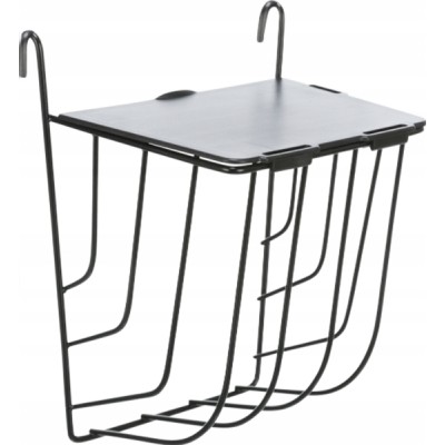 Paśnik wiszący , czarny metal/plastik 13x18x12cm TRIXIE