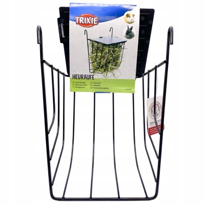 Paśnik wiszący , czarny metal/plastik 13x18x12cm TRIXIE