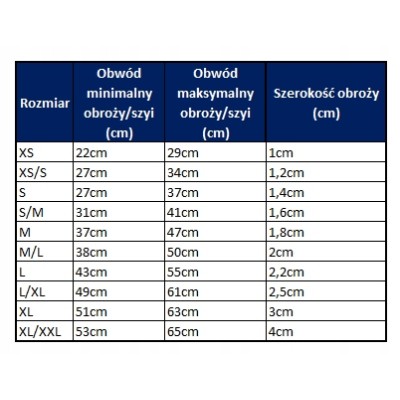 Obroża skórzana classic 12-35 czarna CHABA