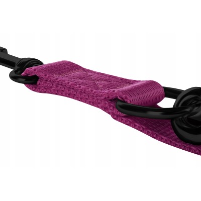 Smycz regulowana #XL bordowa CHABA