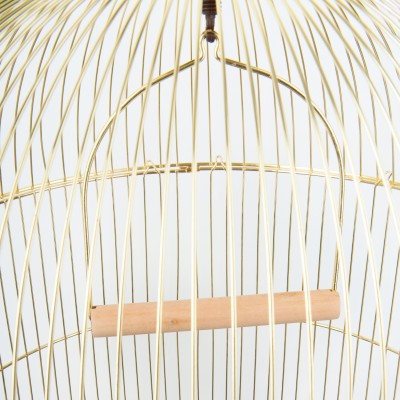 Klatka dla ptaków 40x40x70cm złoto brązowa PANAMA PET