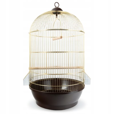 Klatka dla ptaków 40x40x70cm złoto brązowa PANAMA PET