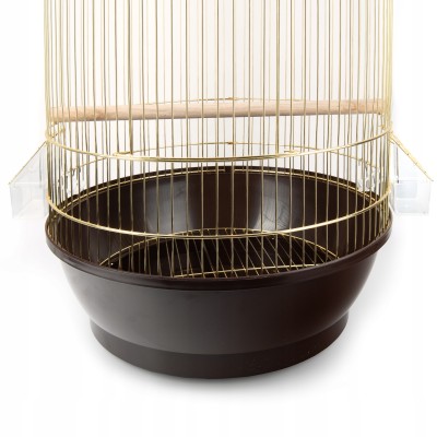 Klatka dla ptaków 40x40x70cm złoto brązowa PANAMA PET