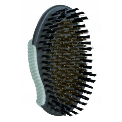 Zgrzebło plastikowe z włosiem z mosiądzu TRIXIE