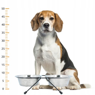 Stojak z miskami 2x0,75l TRIXIE