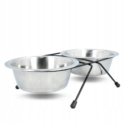 Stojak z miskami 2x0,75l TRIXIE