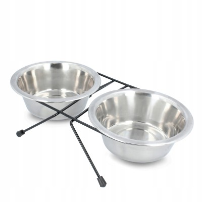 Stojak z miskami 2x0,75l TRIXIE