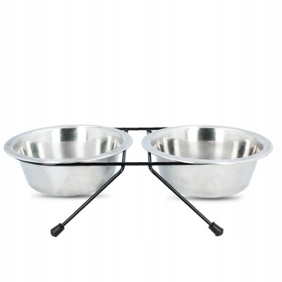 Stojak z miskami 2x0,75l TRIXIE