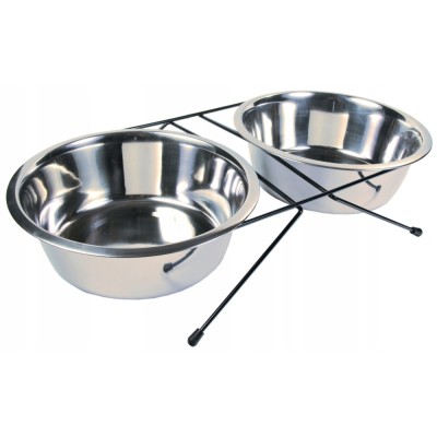 Stojak z miskami 2x2,8l TRIXIE