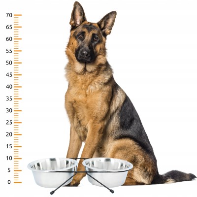 Stojak z miskami 2x2,8l TRIXIE