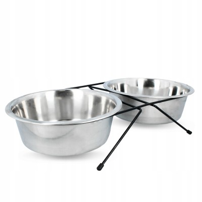 Stojak z miskami 2x2,8l TRIXIE