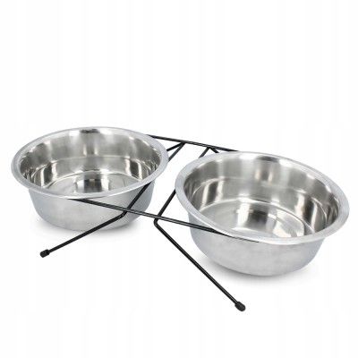 Stojak z miskami 2x2,8l TRIXIE