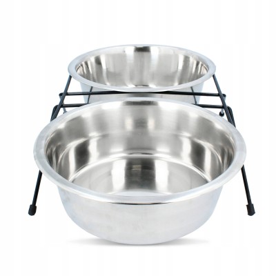 Stojak z miskami 2x2,8l TRIXIE