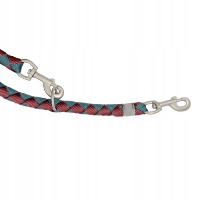 Smycz regulowana bordowy-petrol L-XL 18mm/2m TRIXIE