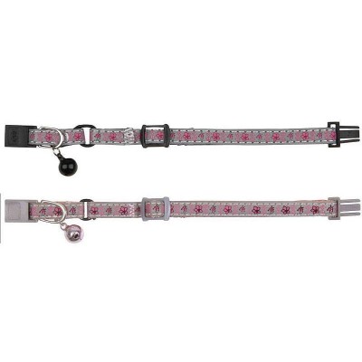 Obroża dla kociąt JUNIOR odblaskowa 8mm//kwiaty TRIXIE