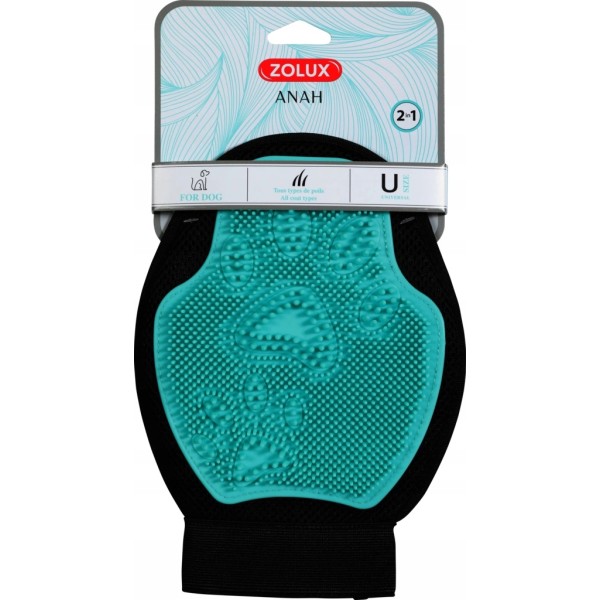 ZOLUX Dwustronna rękawica dla psa do czesania,mycia ANAH