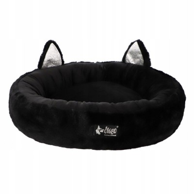 DINGO legowisko HUGME 50cm czarne z uszami