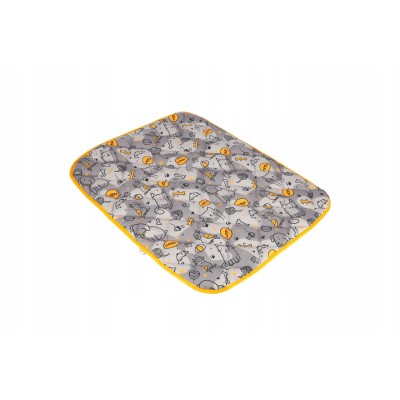 DINGO legowisko dla psa płaskie 85x73 szare