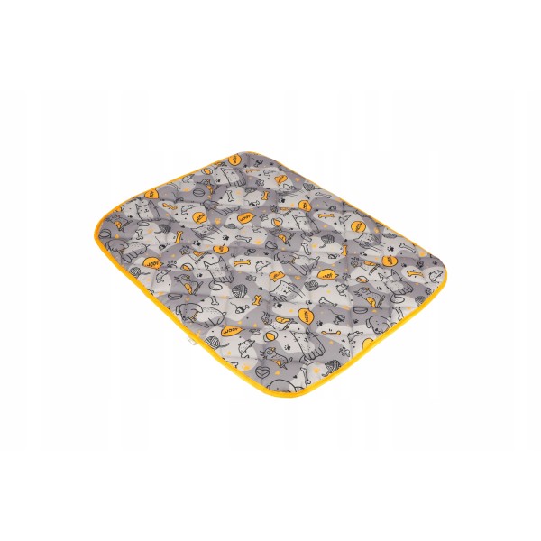 DINGO legowisko dla psa płaskie 85x73 szare