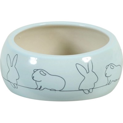 ZOLUX miska ceramiczna dla gryzoni przeciw chlapaniu COSY 150ml niebieska