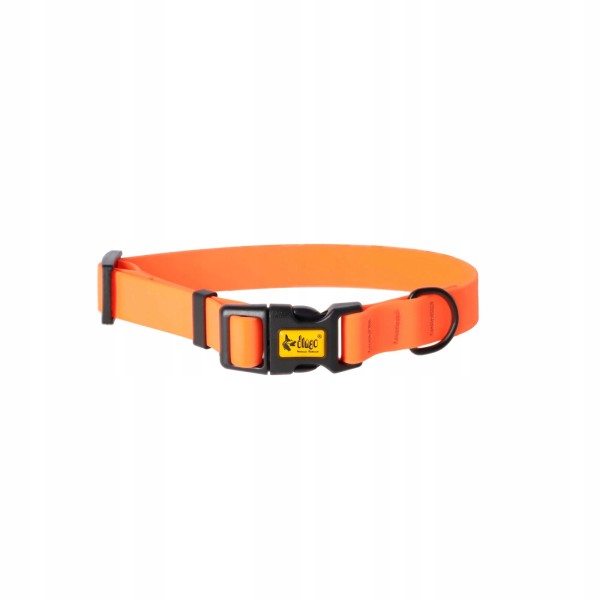 DINGO obroża regulowana FLEX HONEY 2,0x 55cm pomarańczowa