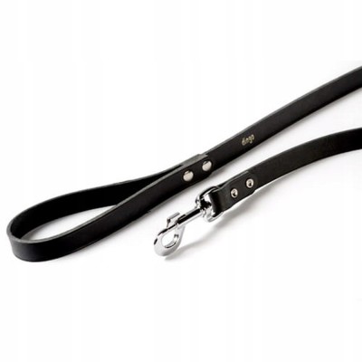 DINGOsmycz nitowana czarna 1,2cm 120cm