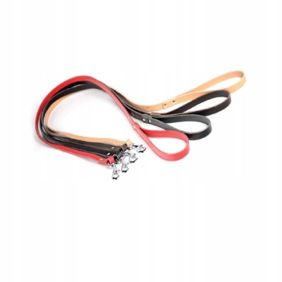 DINGOsmycz nitowana czarna 1,2cm 120cm