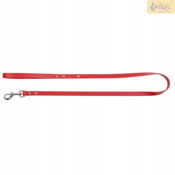 DINGO smycz nitowana czerwona 2,0-120cm
