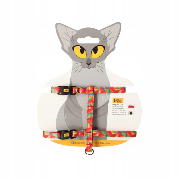 DINGO szelki dla kota kolorado