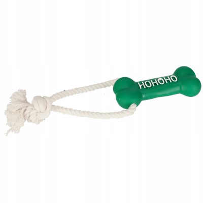 DINGO zabawka dla psa sznur z kością Hohoho 13cm