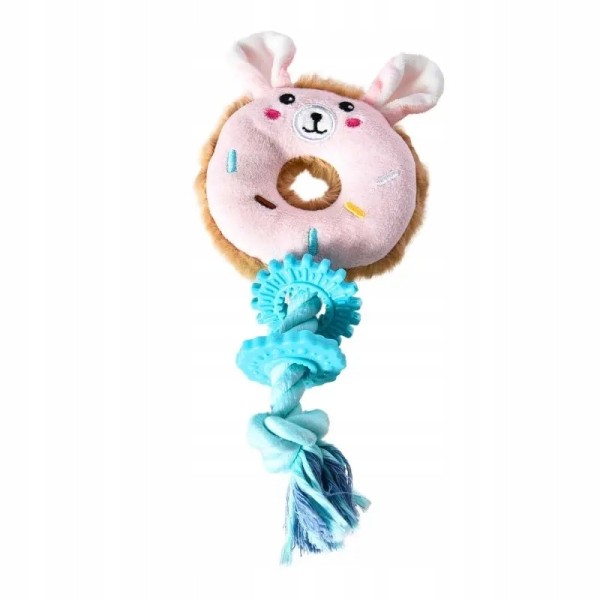 BUBA zabawka królik pluszowy sznur TPR