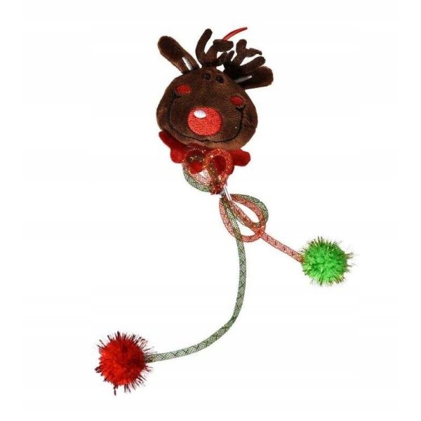 BUBA zabawka dla kota renifer ze wstążkami