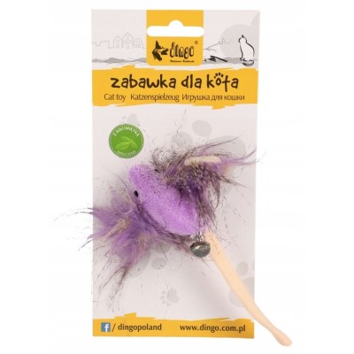 DINGO zabawka dla kota monsters jim fioletowa
