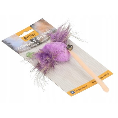 DINGO zabawka dla kota monsters jim fioletowa