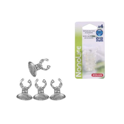 Przyssawka mała do akwarium 12mm/4szt ZOLUX
