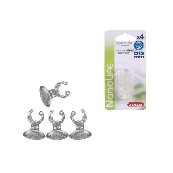 Przyssawka mała do akwarium 12mm/4szt ZOLUX