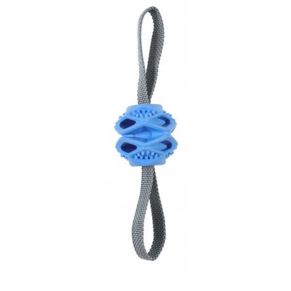 ZOLUX zabawka dla psa piłka TPR outdor niebieska