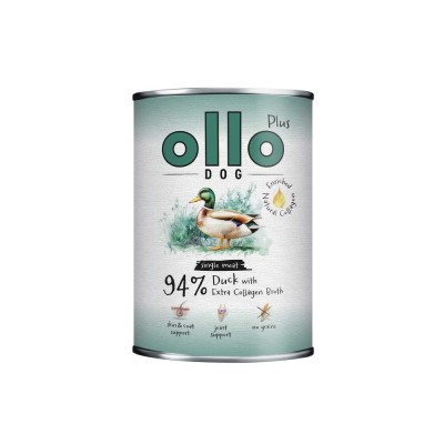 OLLO plus KOLAGEN dla psa z kaczką 400g